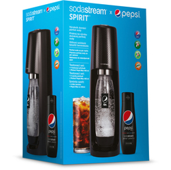 MegaPack SODASTREAM Spirit Black Pepsi 