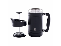 French press BruTrek s Brü Stop Obsidian 950 ml