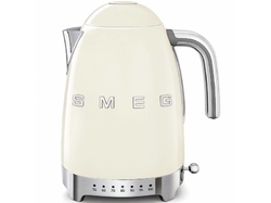 Rychlovarná konvice SMEG 50´S Retro style s regulací teploty, krémová