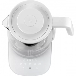 Skleněná rychlovarná konvice Enfinigy, 1,7 l, bílá