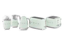 SMEG toustovač 50´s Retro Style, 4x2, pastelově zelený